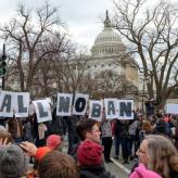 Protest of the Muslim Ban, Washington, D.C., January 2017. 