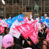 Demonstration against marriage equality in Strasbourg, France, February 2013.