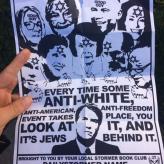 Anti-Semitic flier distributed by the Daily Stormer
